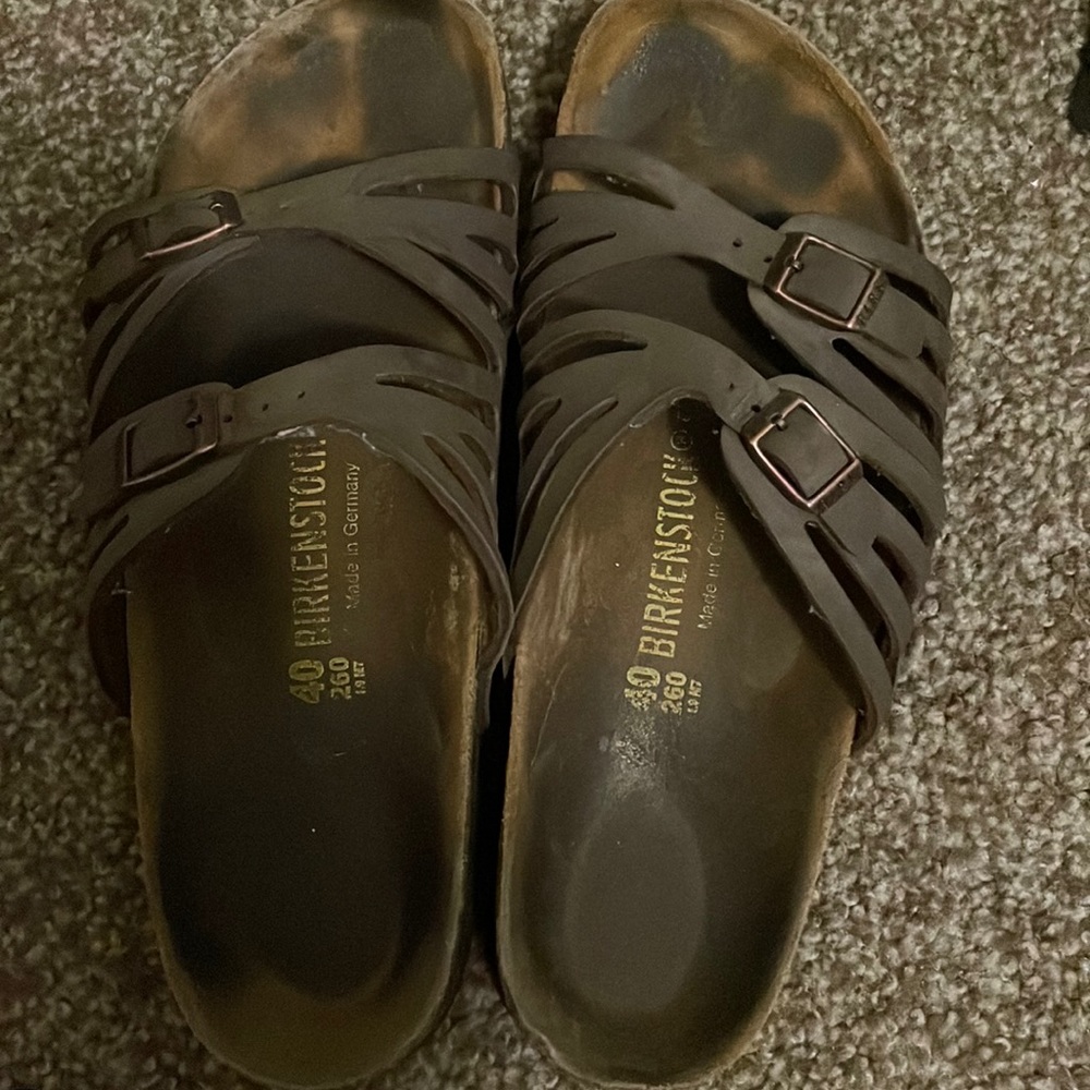 Brown Birkenstocks